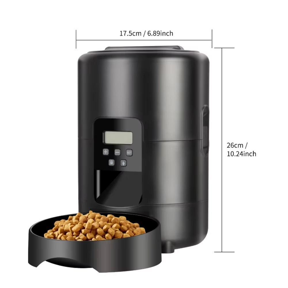Petavista Automatic Pet Feeder Button / Wifi Version Auto Cat Food Dispenser Accessories Smart Control Pet Feeder for Cats Dog