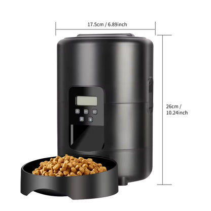 Petavista Automatic Pet Feeder Button / Wifi Version Auto Cat Food Dispenser Accessories Smart Control Pet Feeder for Cats Dog