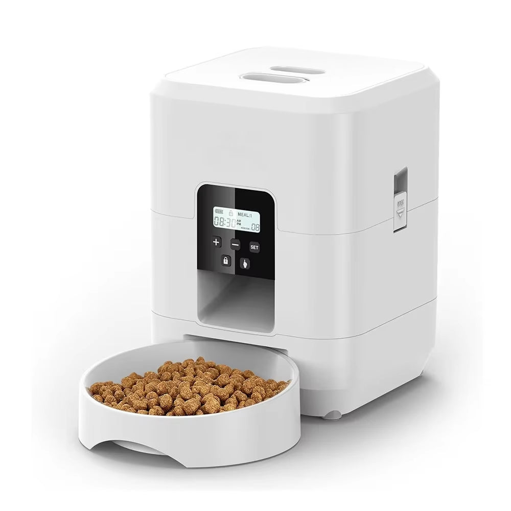 Petavista Automatic Pet Feeder Button / Wifi Version Auto Cat Food Dispenser Accessories Smart Control Pet Feeder for Cats Dog