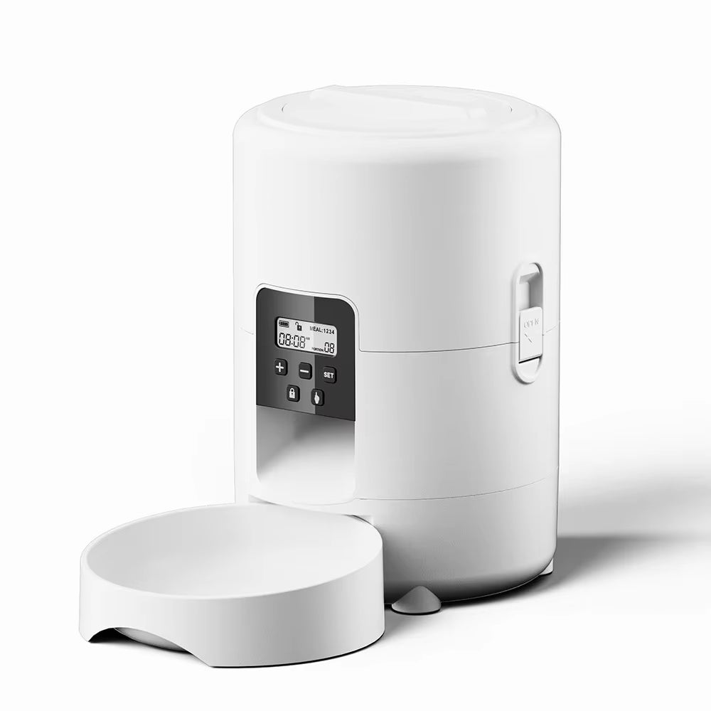 Petavista Automatic Pet Feeder Button / Wifi Version Auto Cat Food Dispenser Accessories Smart Control Pet Feeder for Cats Dog