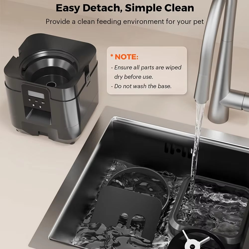 Petavista Automatic Pet Feeder Button / Wifi Version Auto Cat Food Dispenser Accessories Smart Control Pet Feeder for Cats Dog